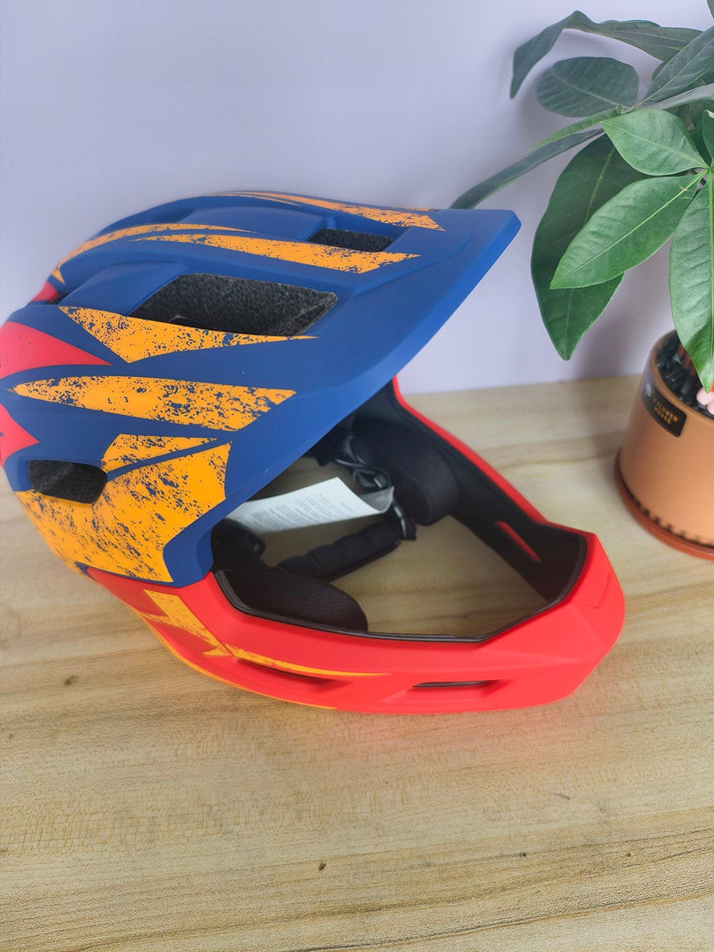 Customer photo review of Youth Dirt 2-in-1 Full-Face Bike Helmet | Bicycle Helmet For Children