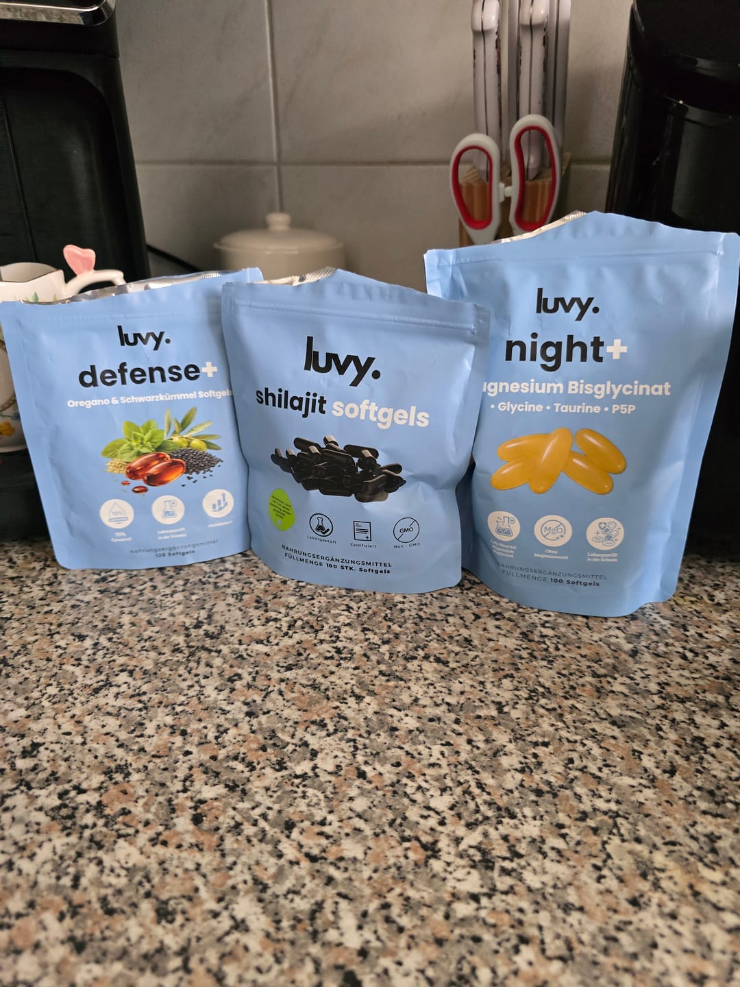 Customer photo review of NIGHT+ Premium Magnesium | Bisglycinat, Glycin, Taurin & P5P Softgels