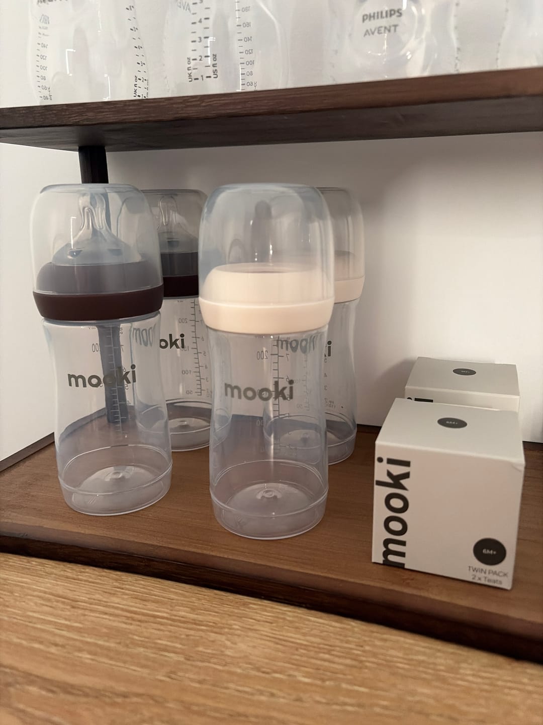 Customer photo review of (Build Your Own) The One Baby Bottle (Twin Pack)