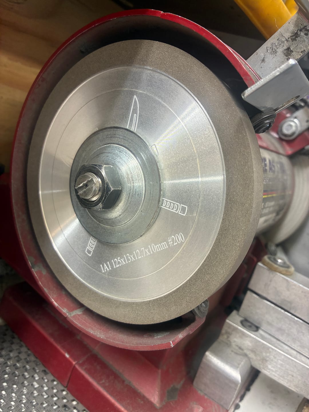 Customer photo review of CCC Premium TAS Resin Bond Diamond Wheel