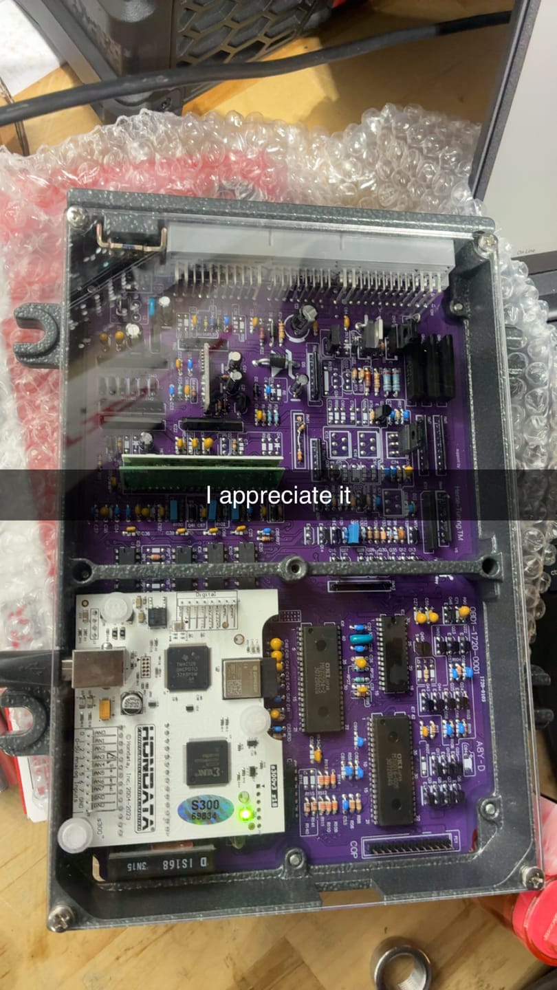 Customer photo review of HA Motorsports P28 + Hondata S300 ECU