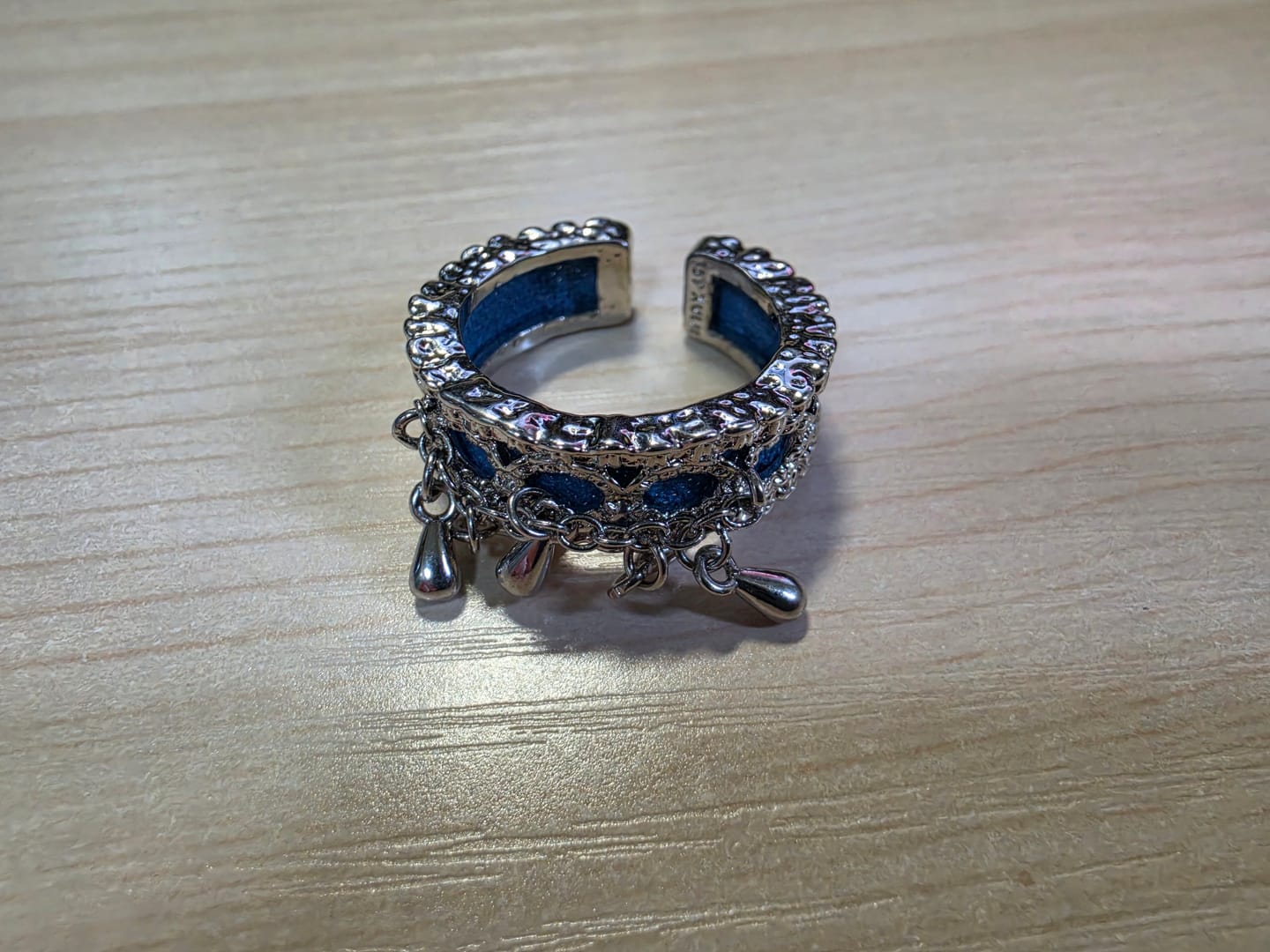 Customer photo review of "MIAO" 925 Sterling Silver Tassel Statement Ring