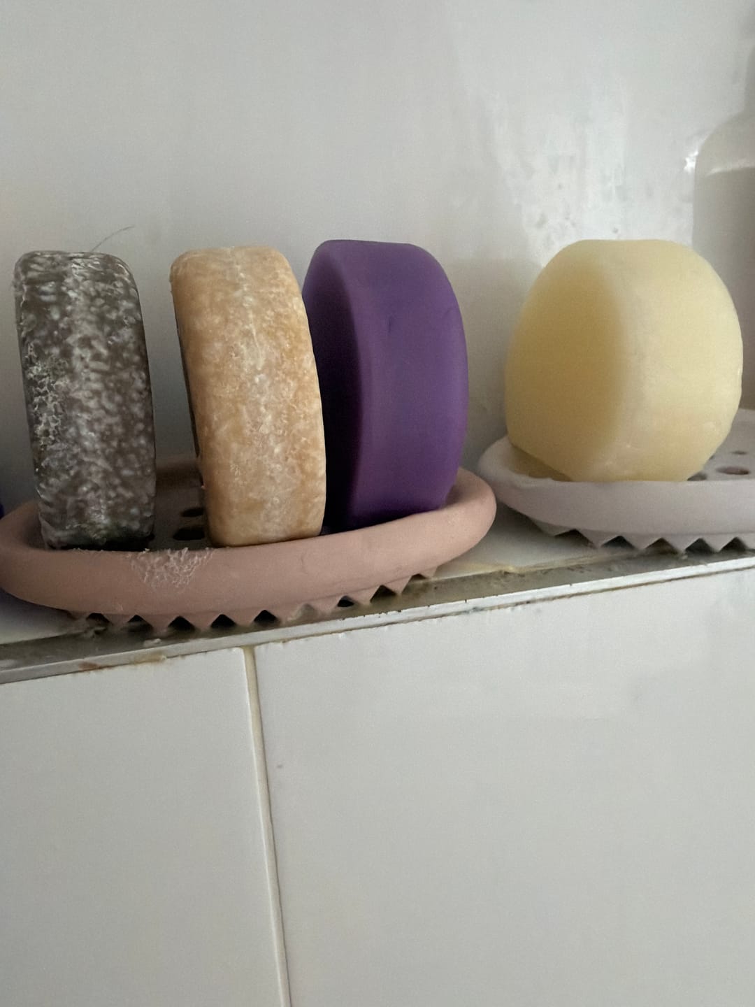 Customer photo review of Keratin Strength & Repair Shampoo Bar