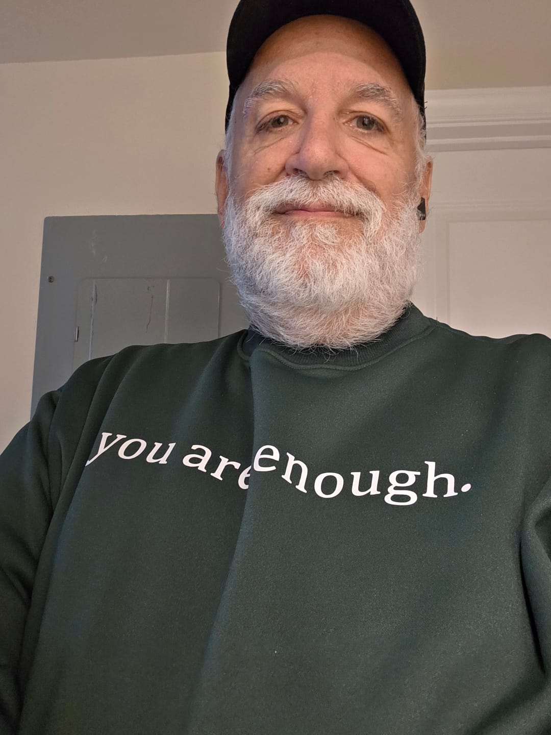 Customer photo review of The Original 'Dear Person Behind Me' Sweatshirt