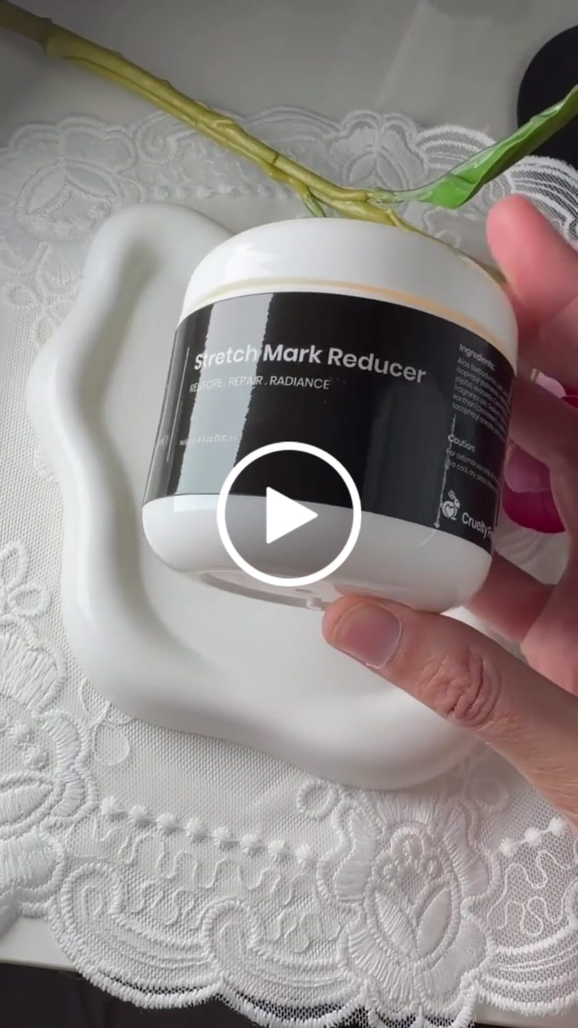 Customer video review of Stretch Mark Cream