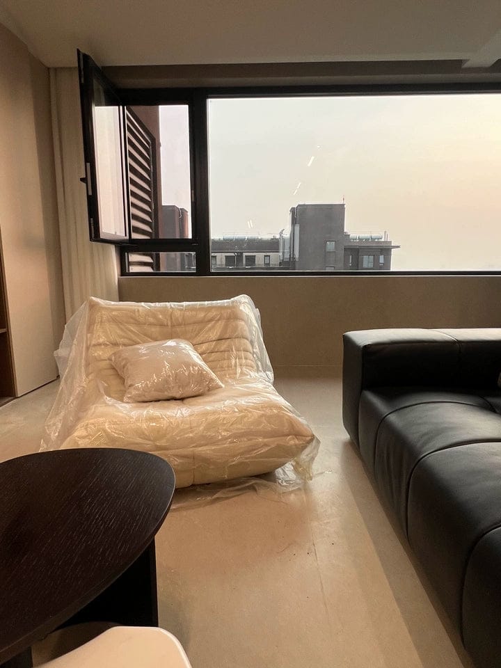 Customer photo review of Hiksnra Sofa 3 Seater | Vacuum Packed Compression Sofa