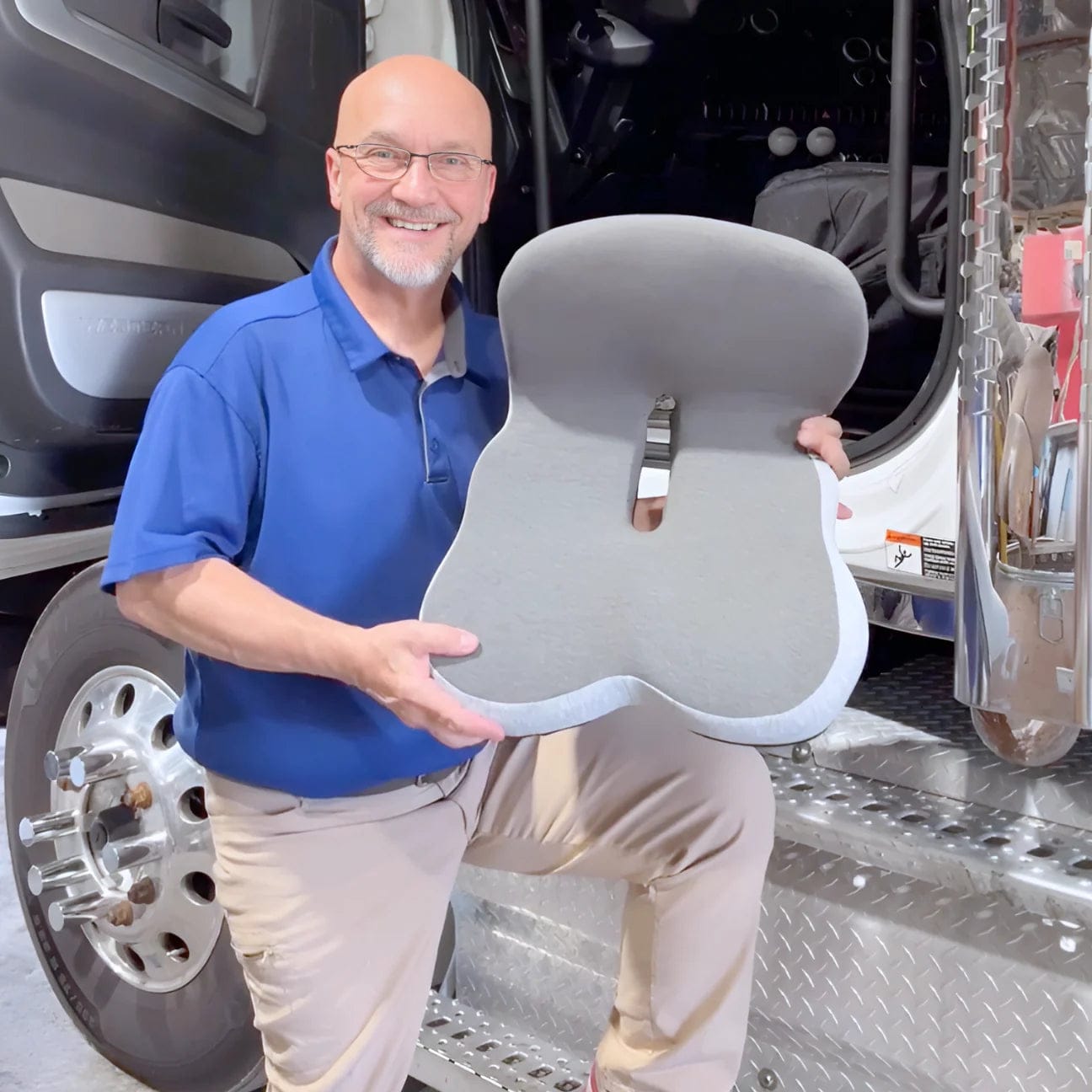 Customer photo review of SoftBack™ Ergonomic Seat Cushion