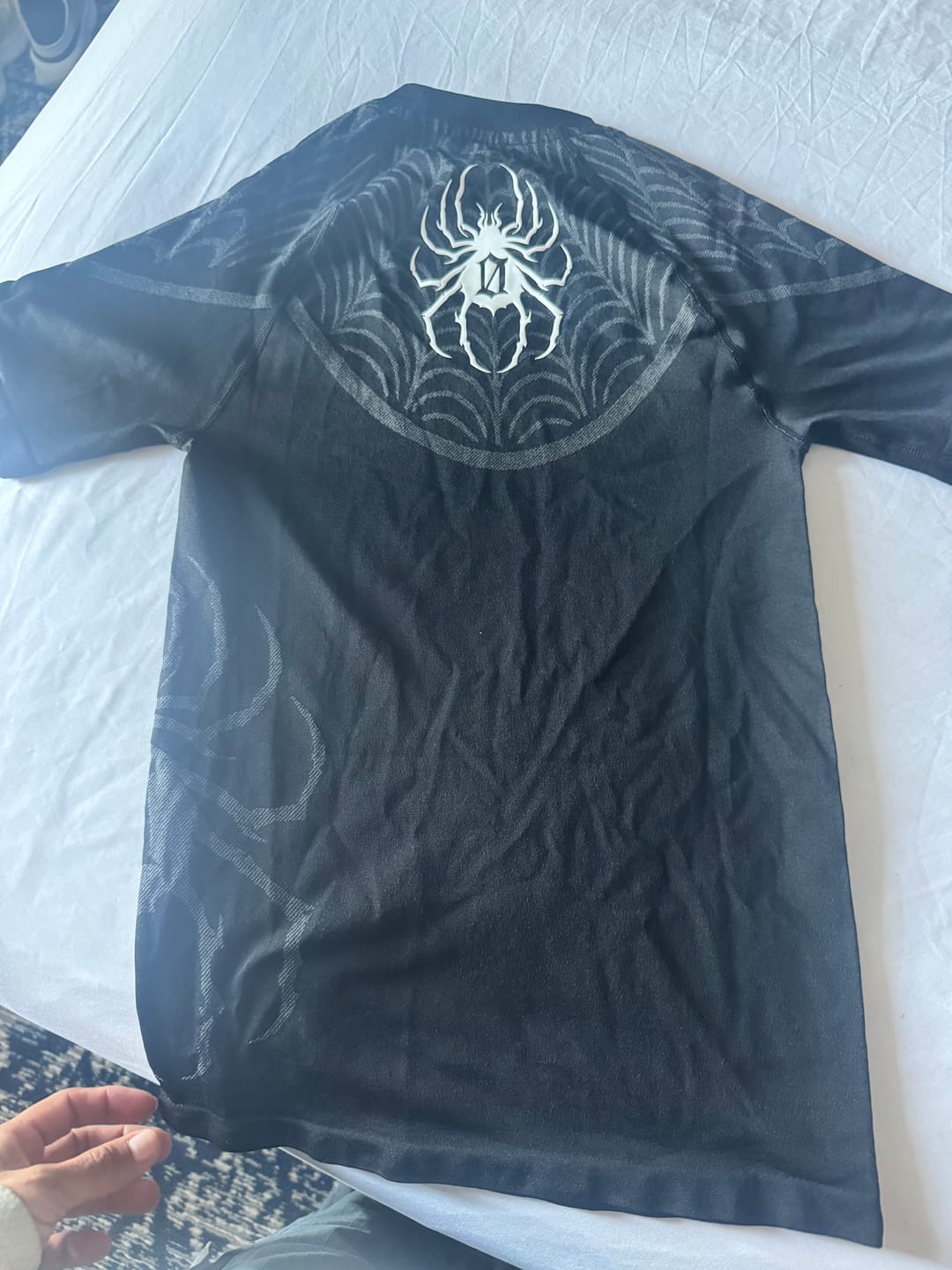 Customer photo review of Troupe Compression Tee