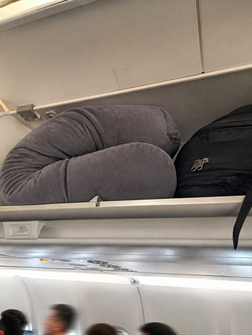Customer photo review of NapTravel® - Sleep Pillow