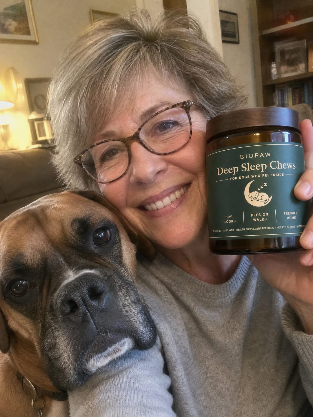 Customer photo review of Deep Sleep Chews for Accidents