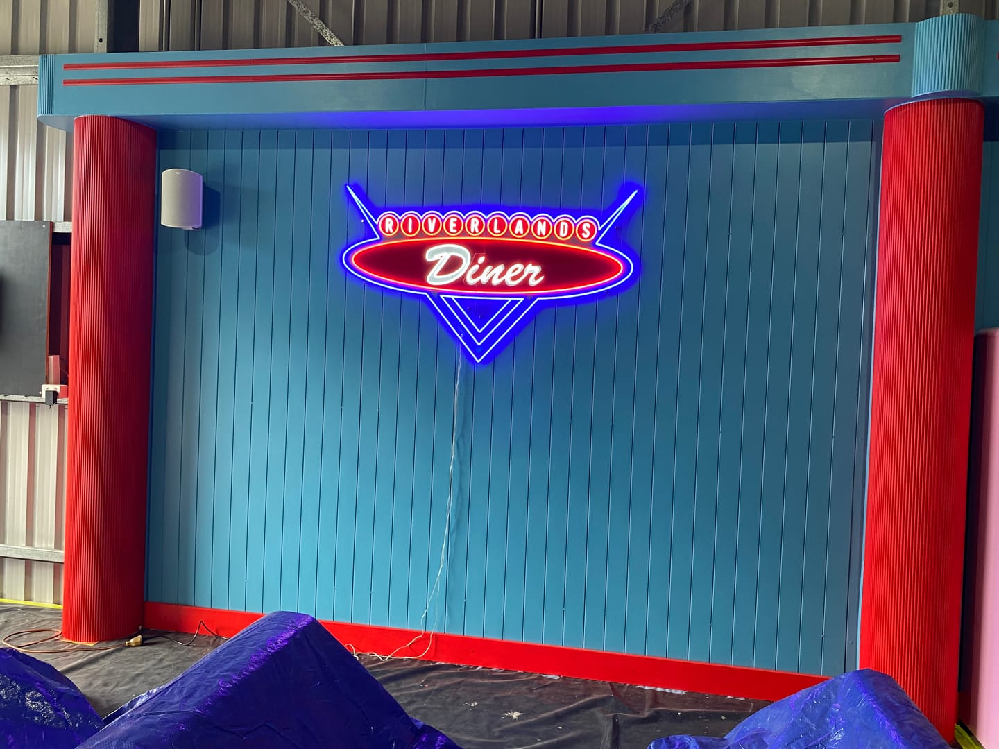 Customer photo review of Riverlands Diner | LED Neon Sign