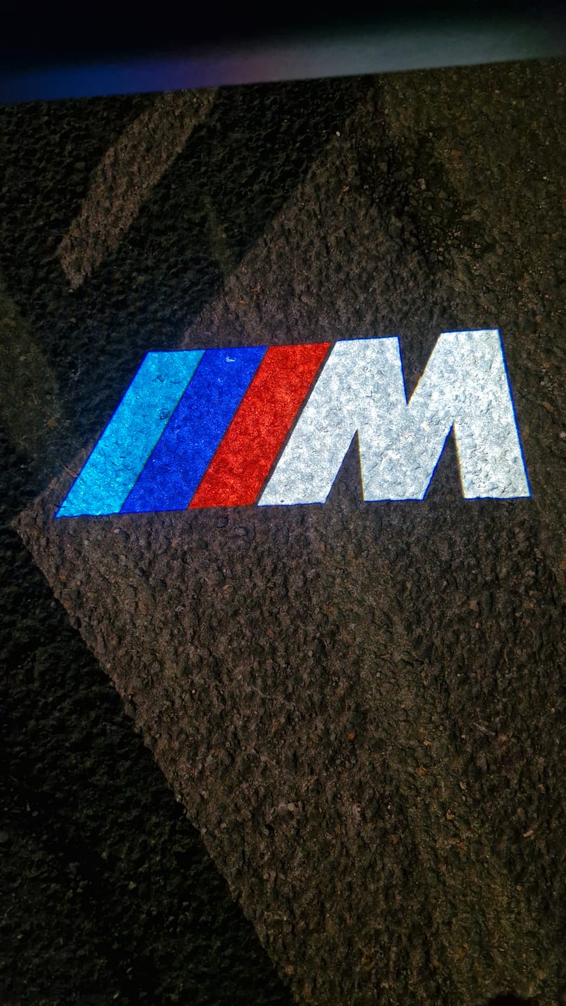 Customer photo review of BMW G SERIES DOOR LIGHTS
