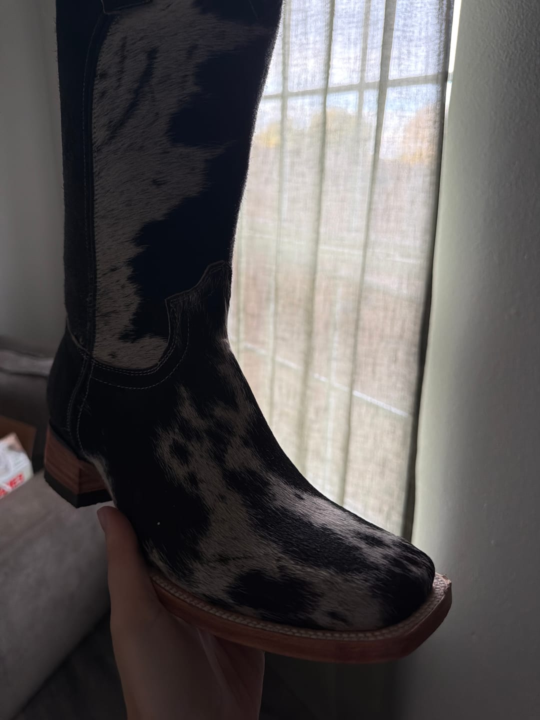 Customer photo review of Women’s Cowhide Cowboy Boot