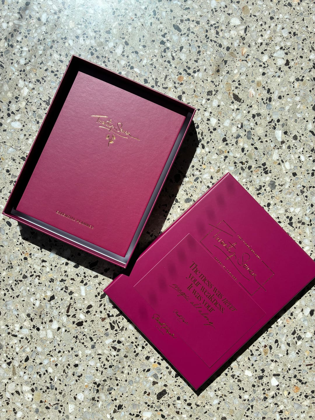 Customer photo review of 2027 Essential Weekly Planner - Berry