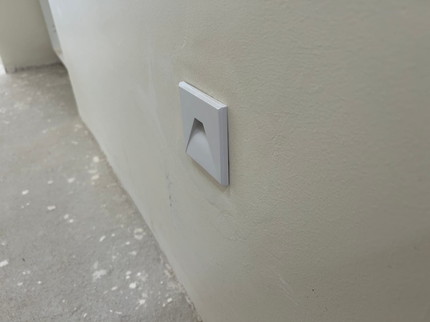 Customer photo review of Orion Square Wink Black or White CTC LED Step Light