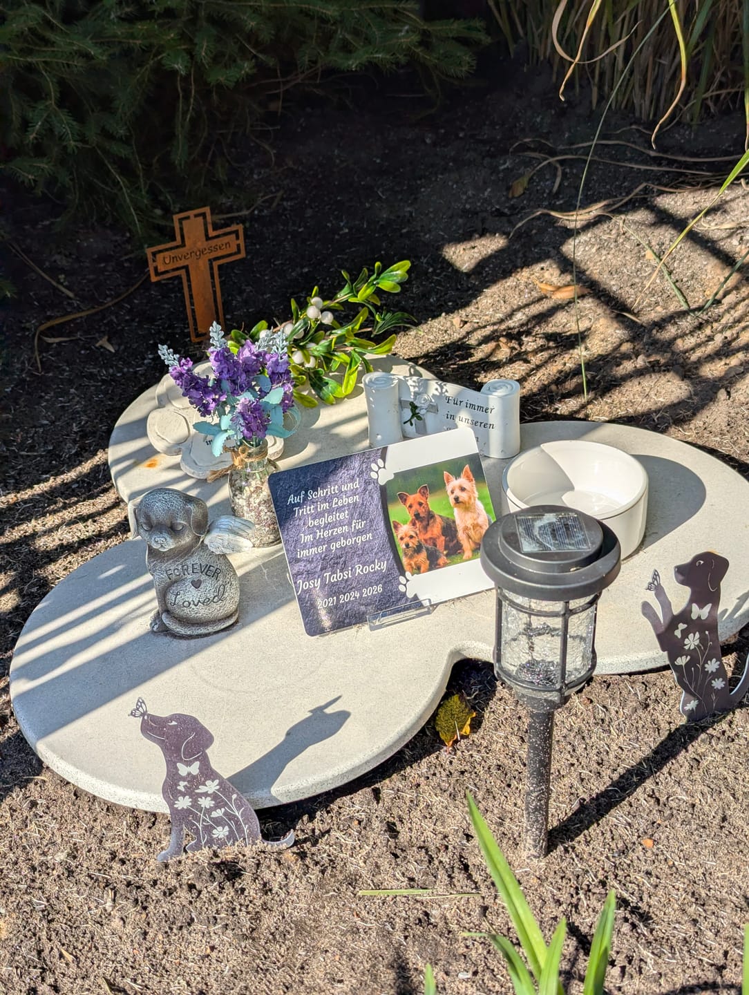 Customer photo review of Angebot - Gedenktafel