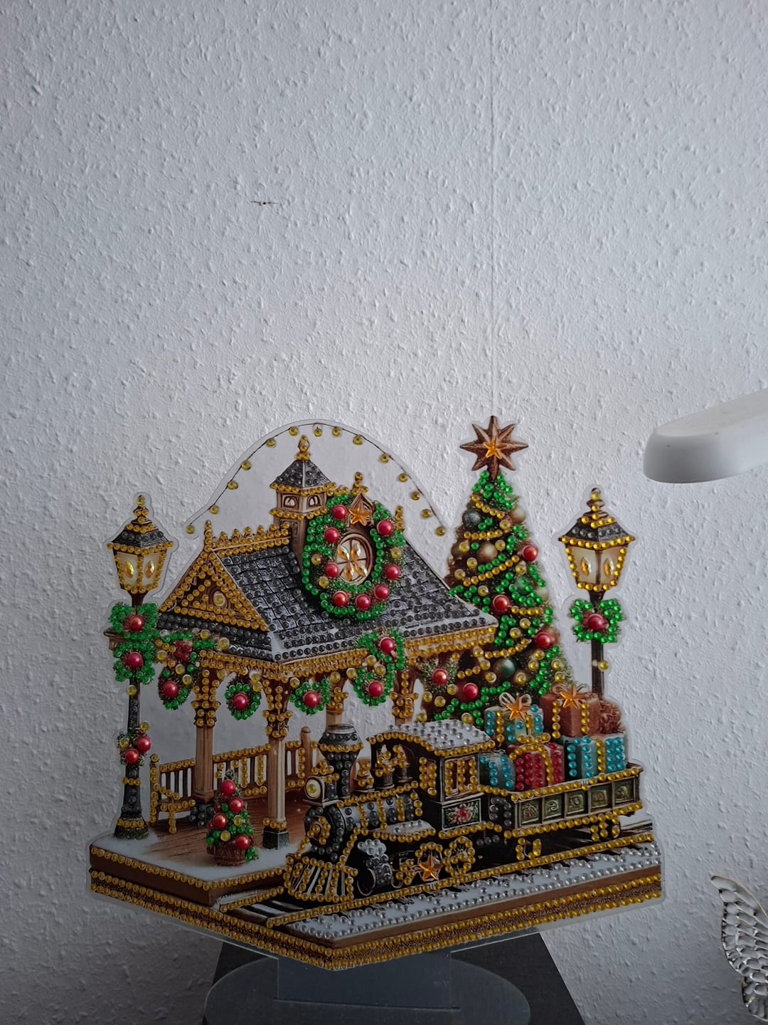 Customer photo review of Diamond Painting Ornament – Weihnachtszug