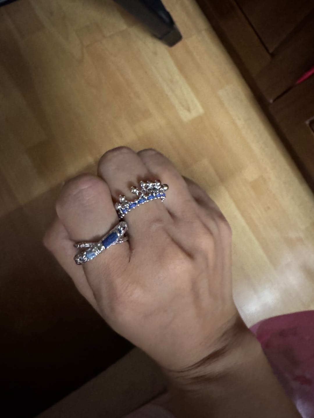 Customer photo review of "MIAO" 925 Sterling Silver Tassel Statement Ring