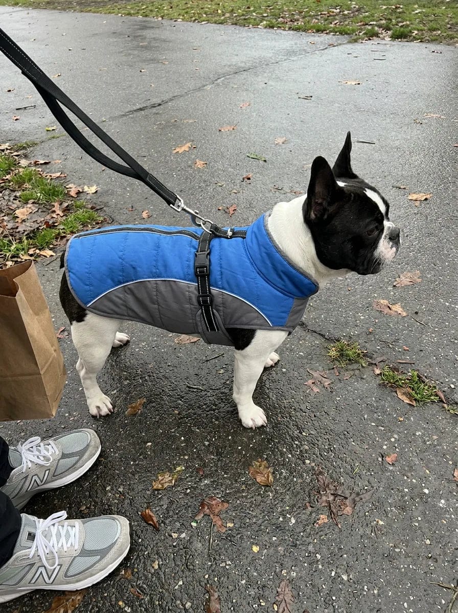 Customer photo review of Manteau imperméable pour chien Dog Trotter