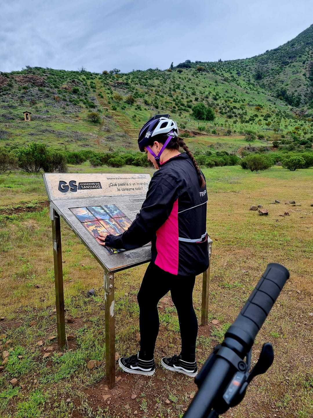 Customer photo review of CASCO TRIP MTB PURPLE/WHITE