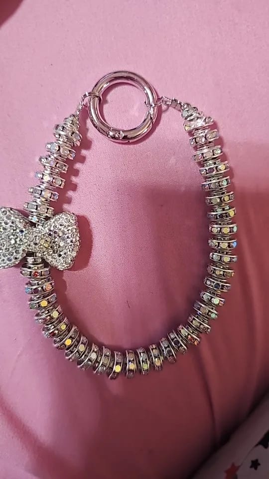 Customer photo review of Pearl Sparkle Bag Charm