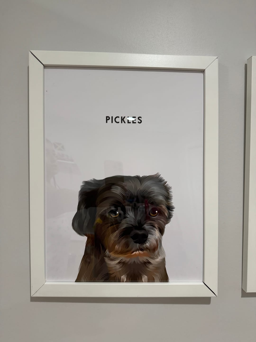 Customer photo review of Custom One Pet Portrait