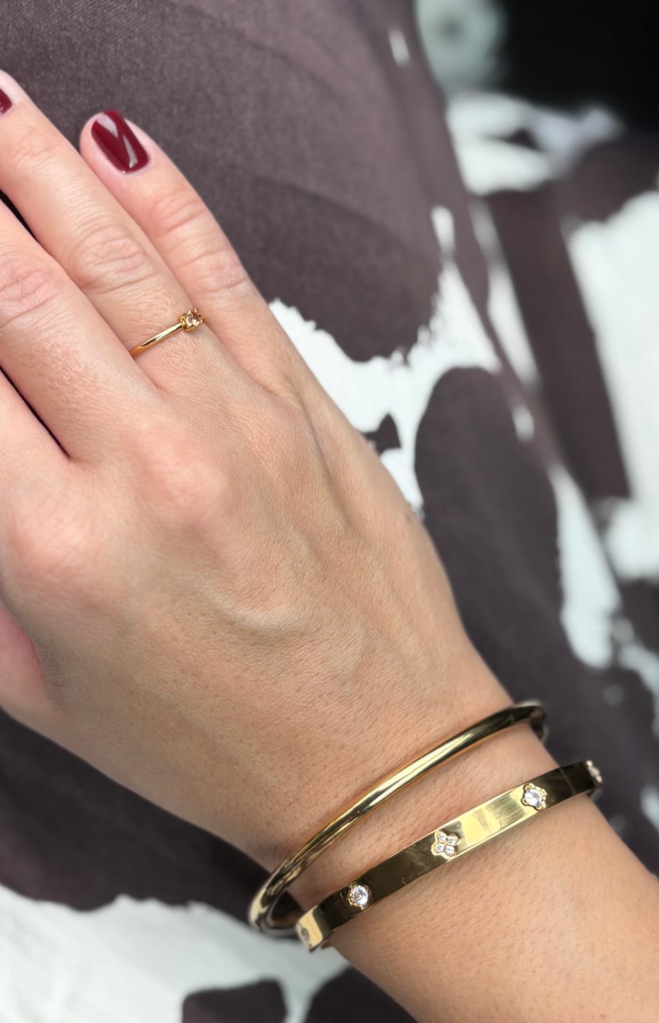 Customer photo review of Eli Gold Bangle