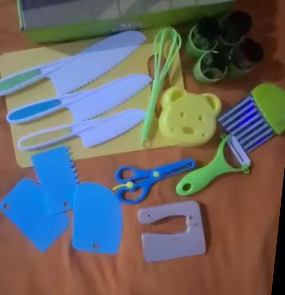 Customer photo review of Montessori Kitchen™- Learn to Cook Set
