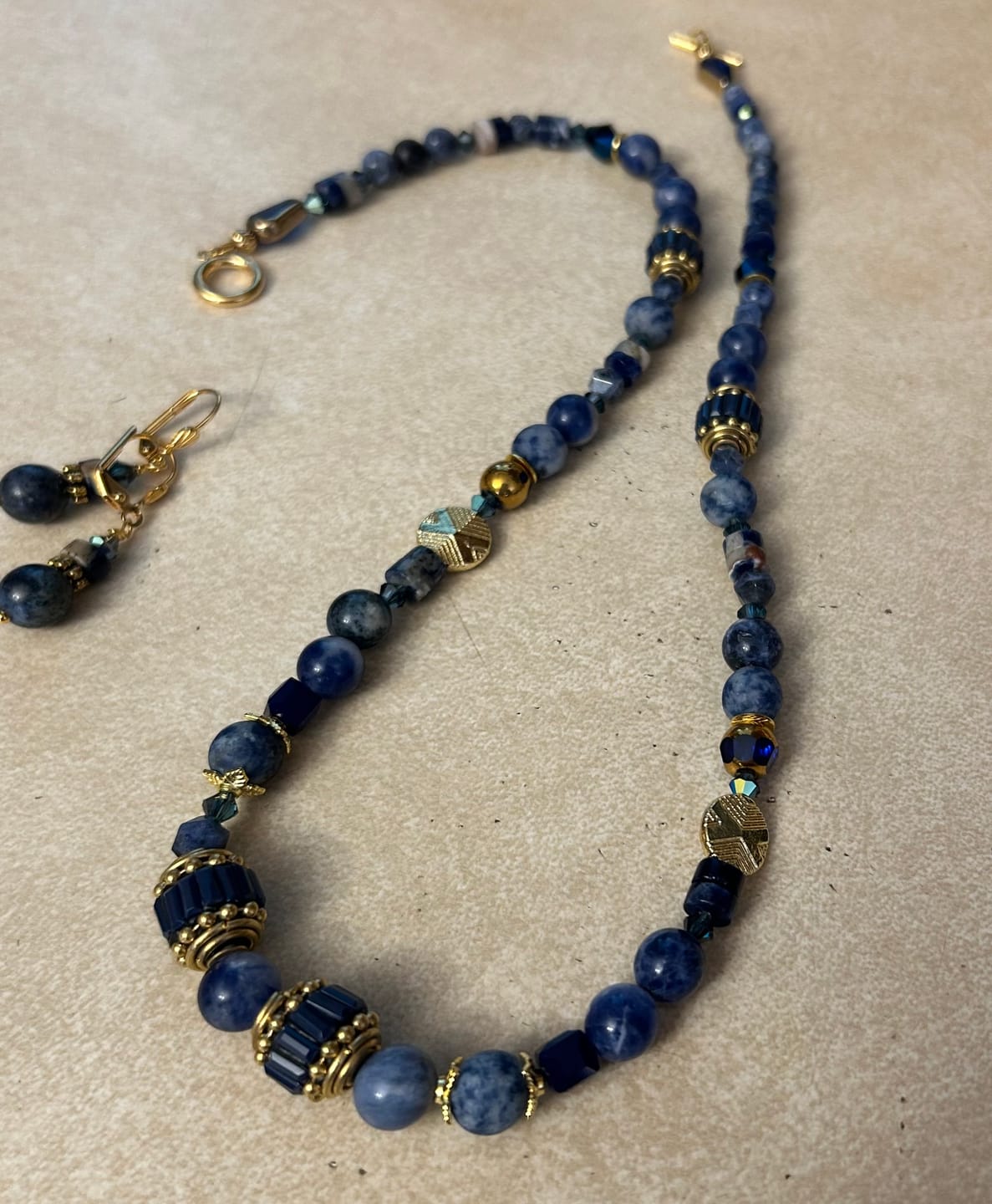 Customer photo review of Boho Bead Strand in Temple of the Nile