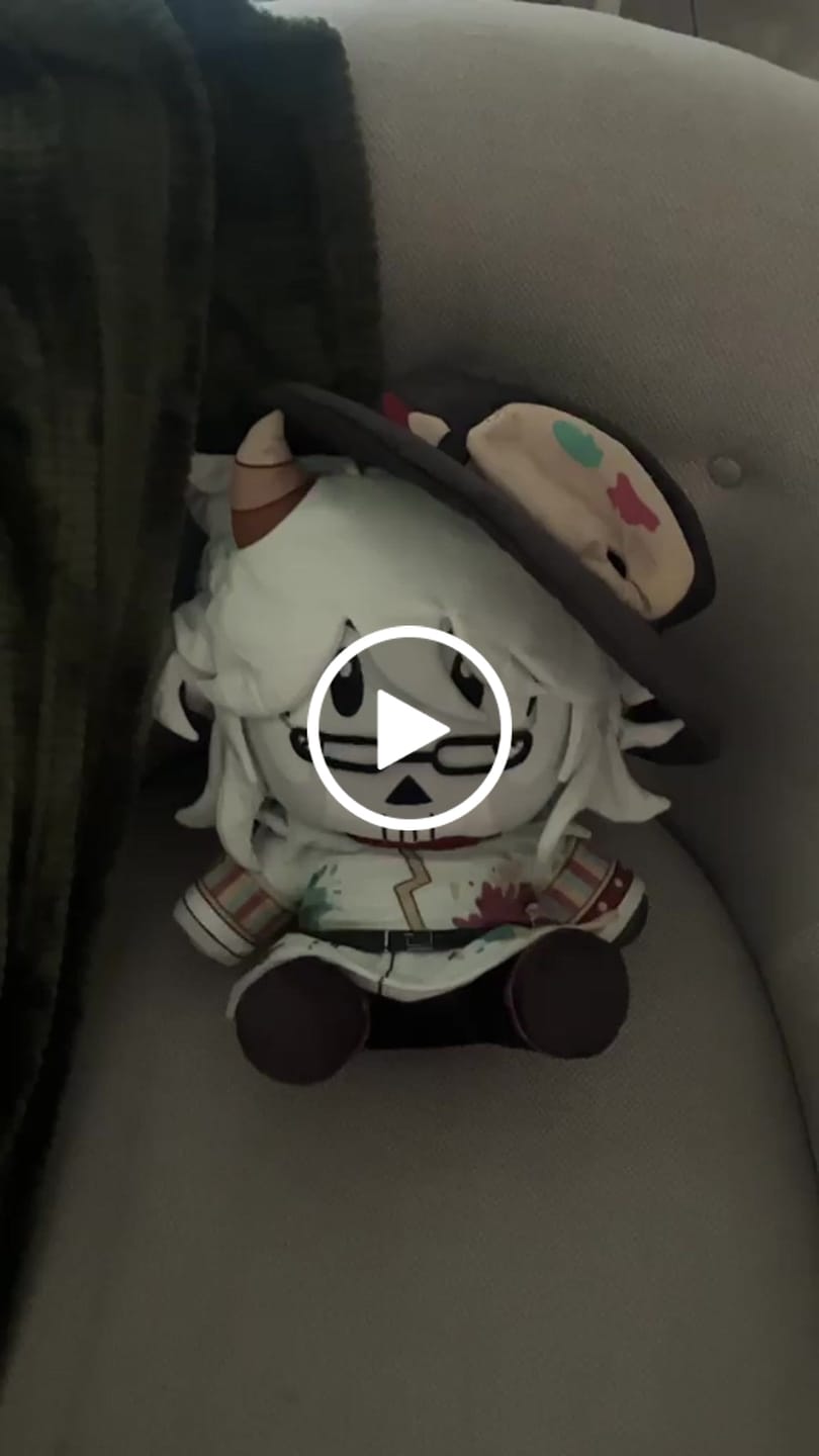 Customer video review of Original Character (OC) Design Plush