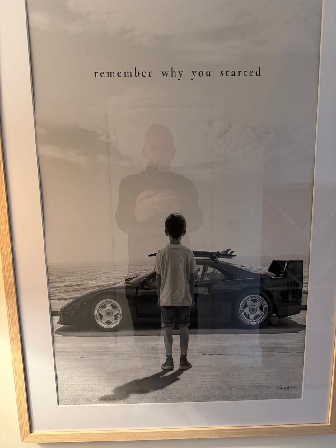 Customer photo review of White Gallery Mat Board