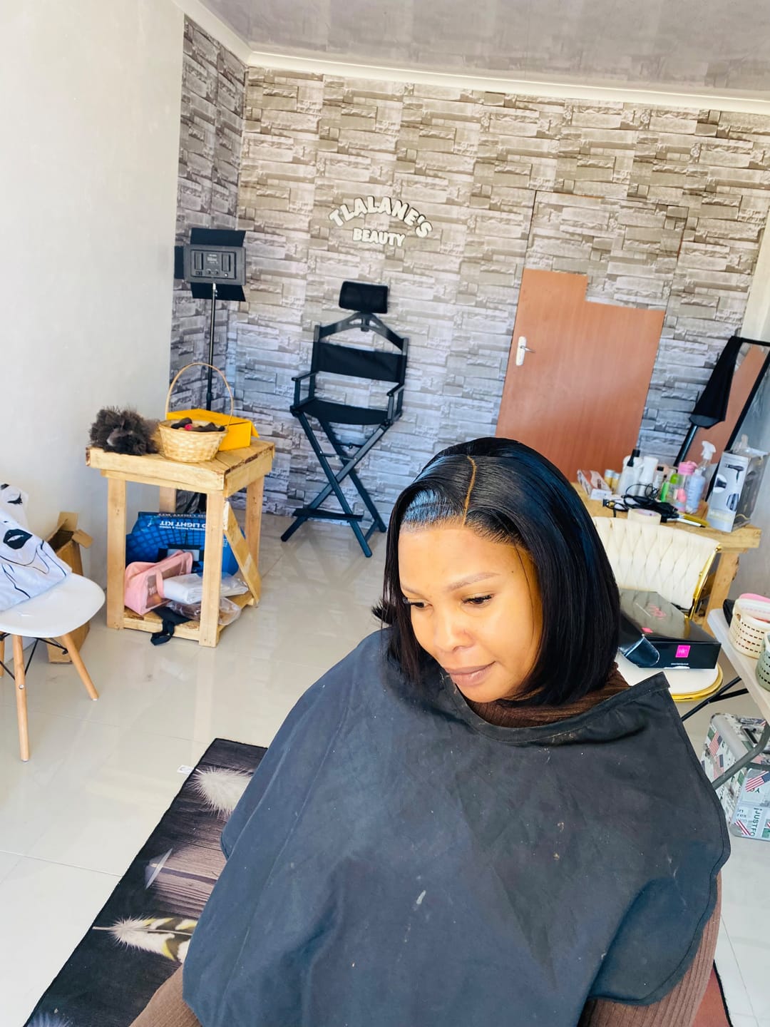 Customer photo review of Brazilian Double Drawn Lace Frontal wig