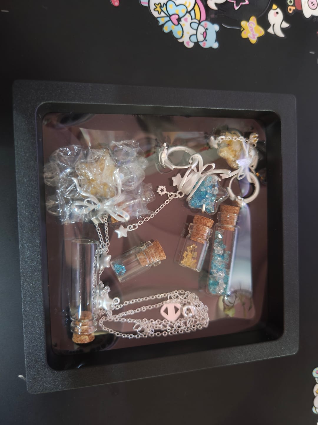 Customer photo review of “WISHING STAR” Platinum Plated Wishing Bottle Star Statement Pendant Necklace