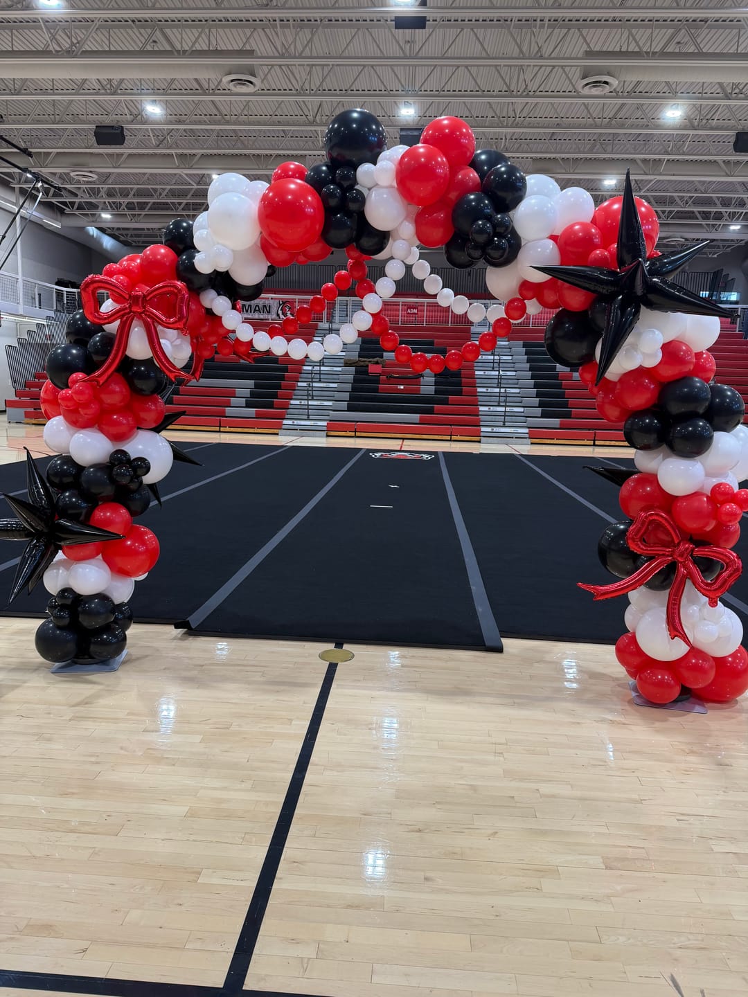 Customer photo review of 10x8ft Aluminum Alloy Tube Arch Balloon Flower Stand For Wedding Birthday Baby Shower