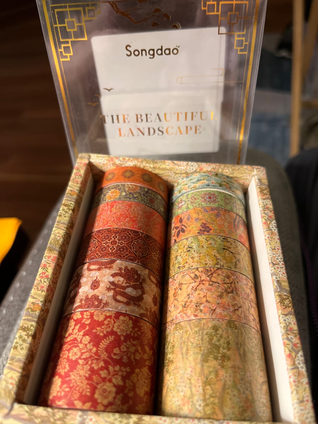 Customer photo review of Asian Traditional Washi Tapes in Florals & Paintings