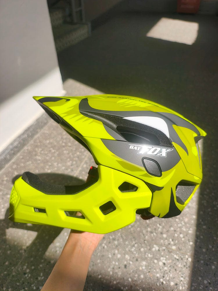 Customer photo review of BATFOX 2-in-1 Kids Teens Full-Face Helmet