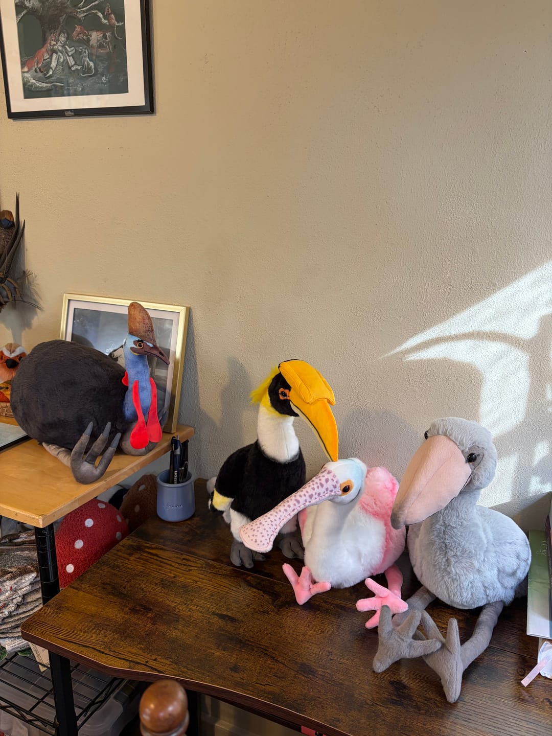 Customer photo review of Roseate Spoonbill Soft Stuffed Plush Toy