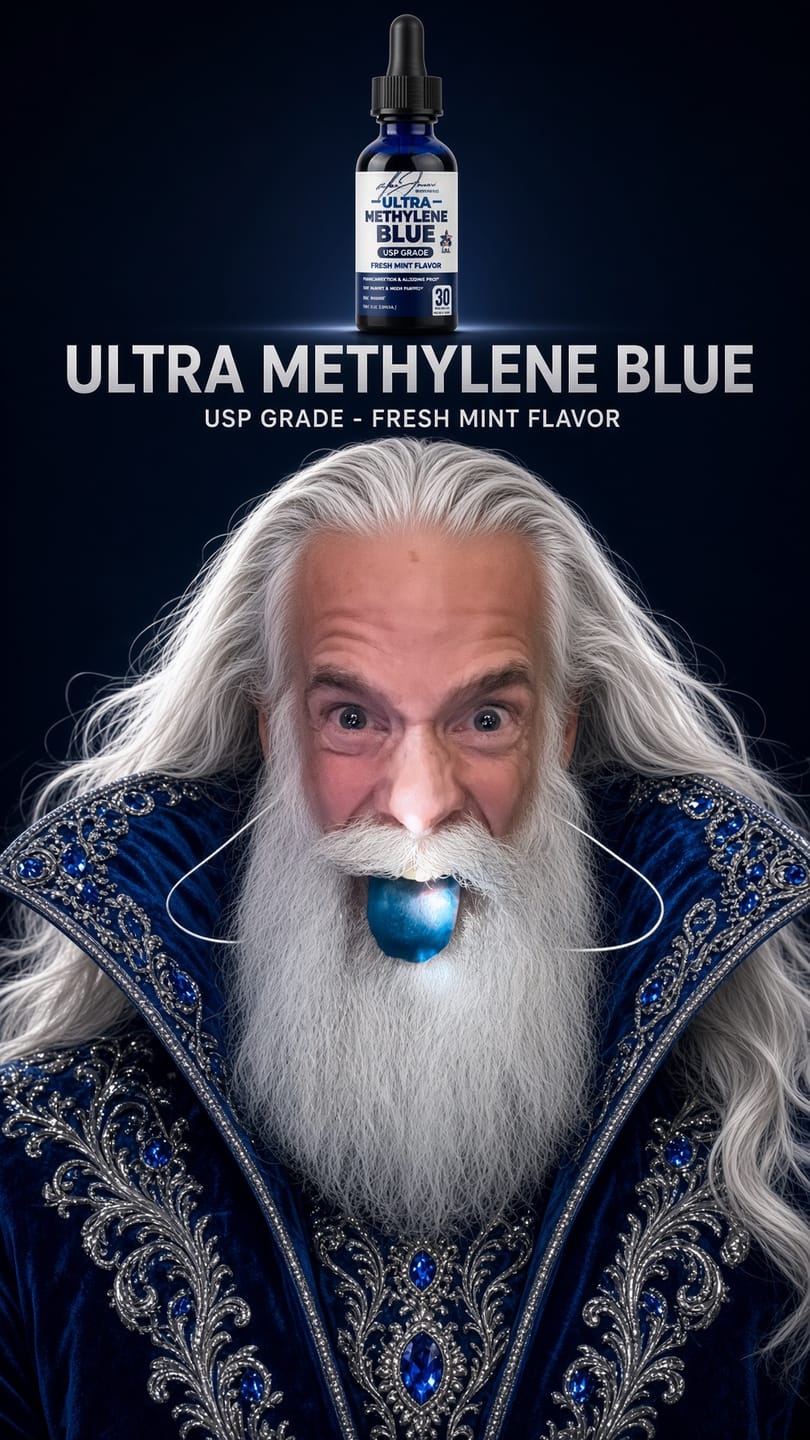 Customer photo review of Ultra Methylene Blue - Fresh Mint Flavor (50mL) (30 Servings)