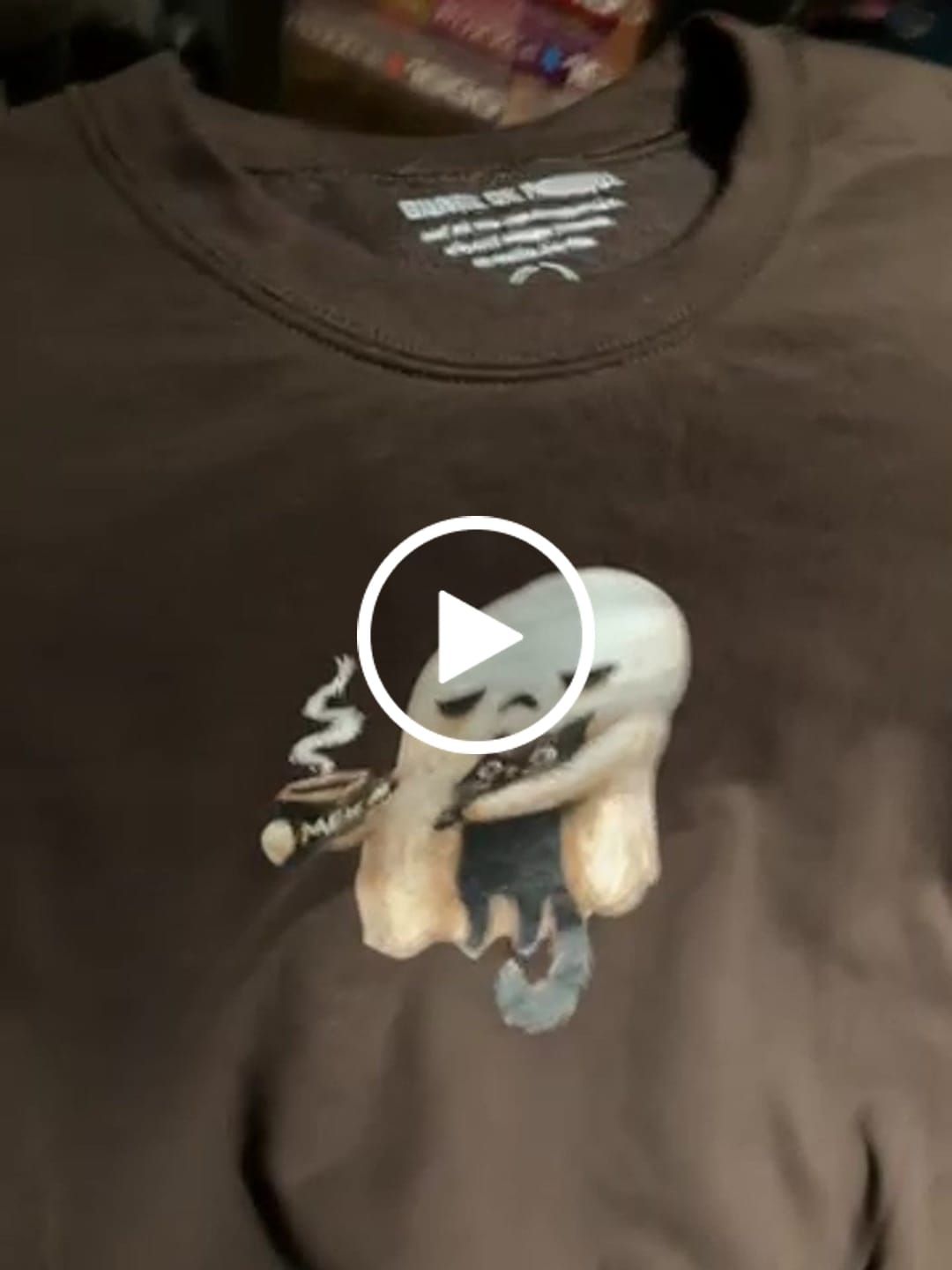 Customer video review of Sweatshirt Fantôme Chat