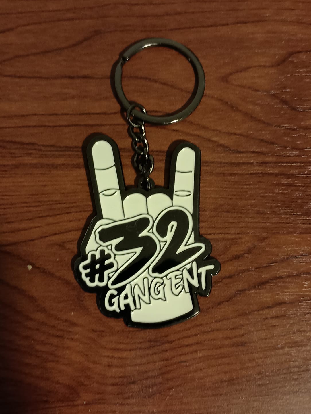 Customer photo review of 32 GANG METAL KEYCHAIN