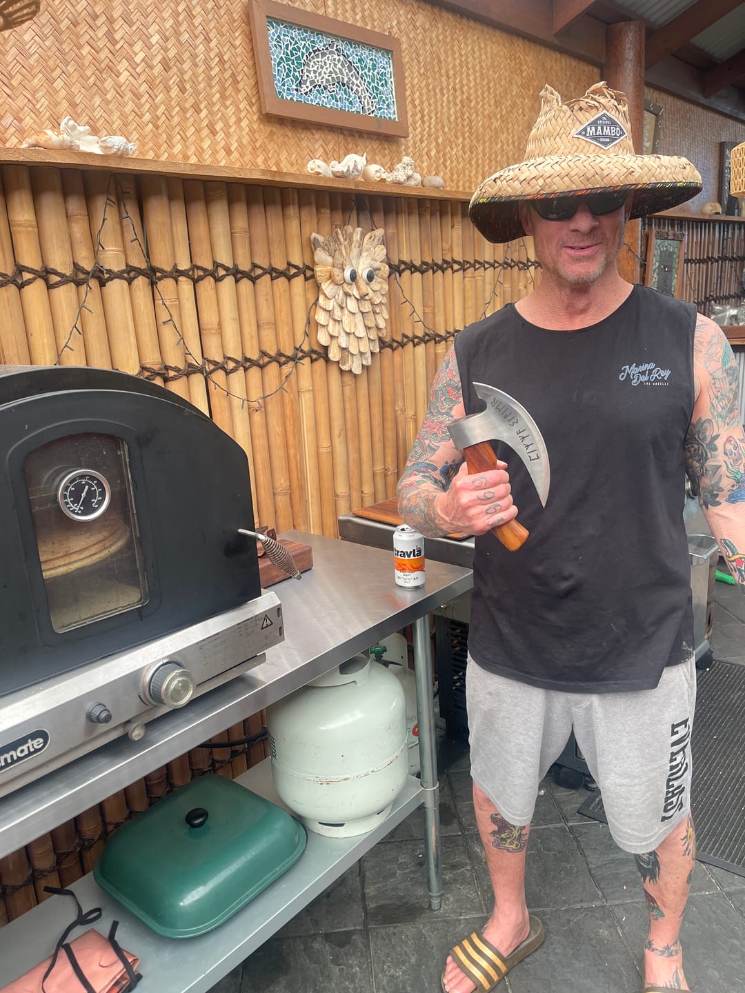 Customer photo review of The Viking Pizza Cutter (preorder)