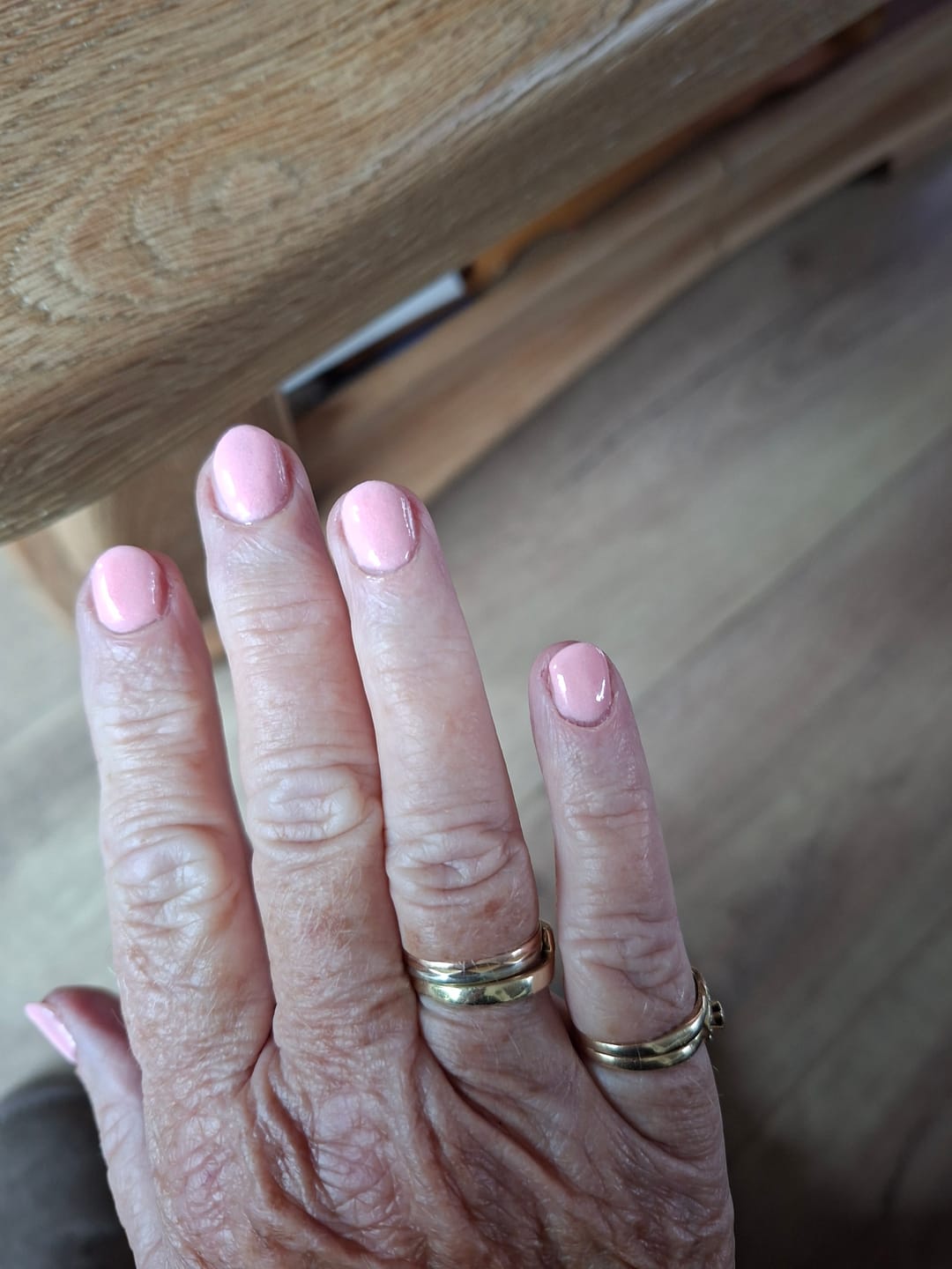 Customer photo review of Lovely Pink Dipping Powder
