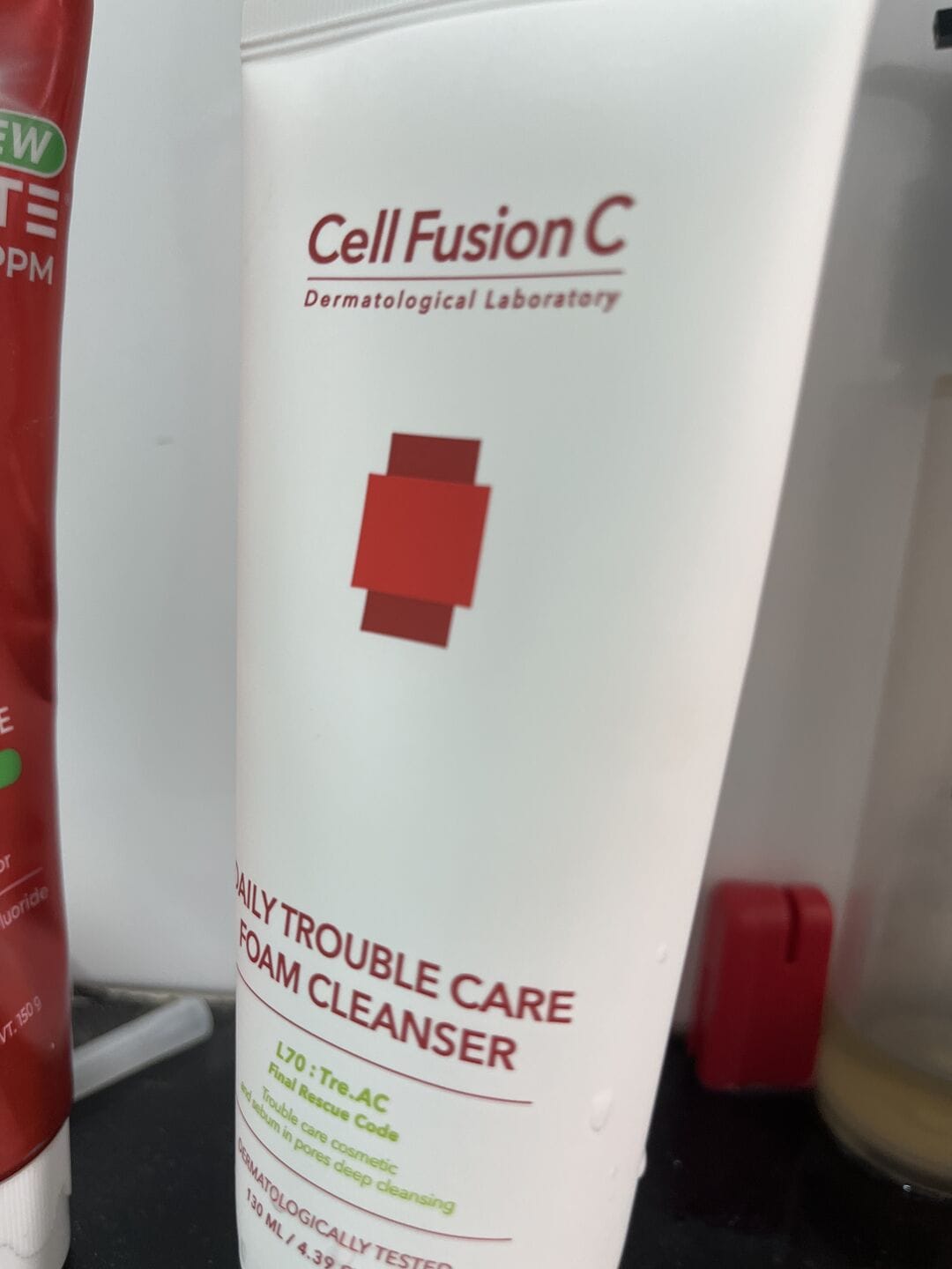Customer photo review of TRE.AC Daily Trouble Care Foam Cleanser