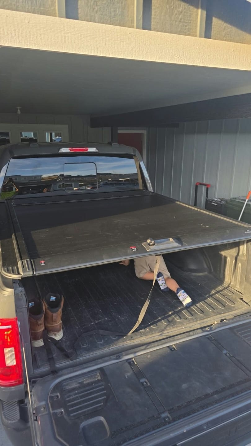 Customer photo review of OPENROAD Aluminum Retractable Tonneau Cover for F150 (2004-2026) 5.5ft With handle