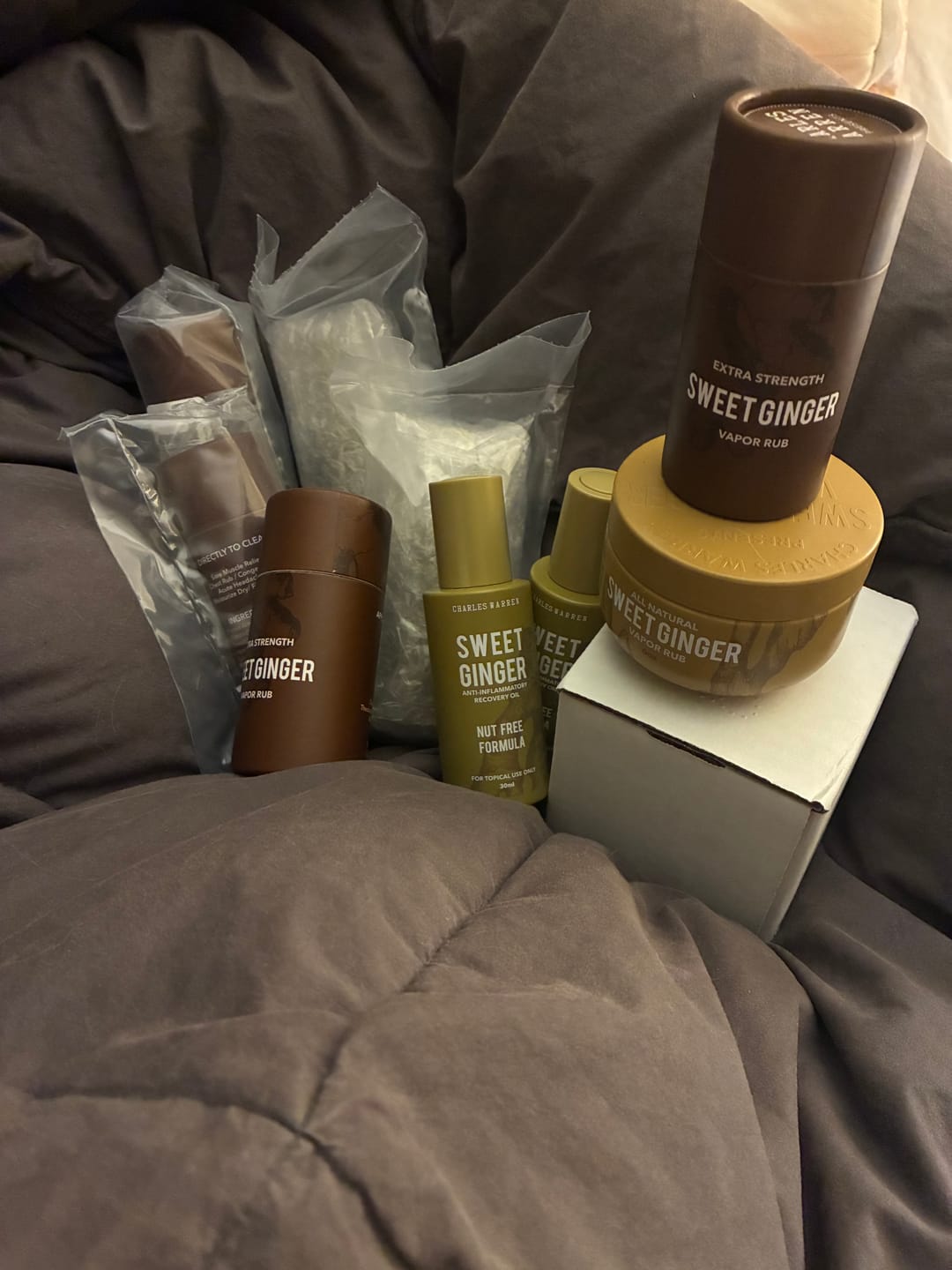 Customer photo review of Extra Strength Sweet Ginger Vapor Rub Stick