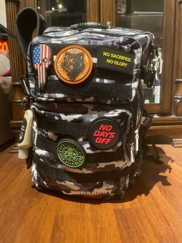 Customer photo review of Parches de Velcro IRONSIDE