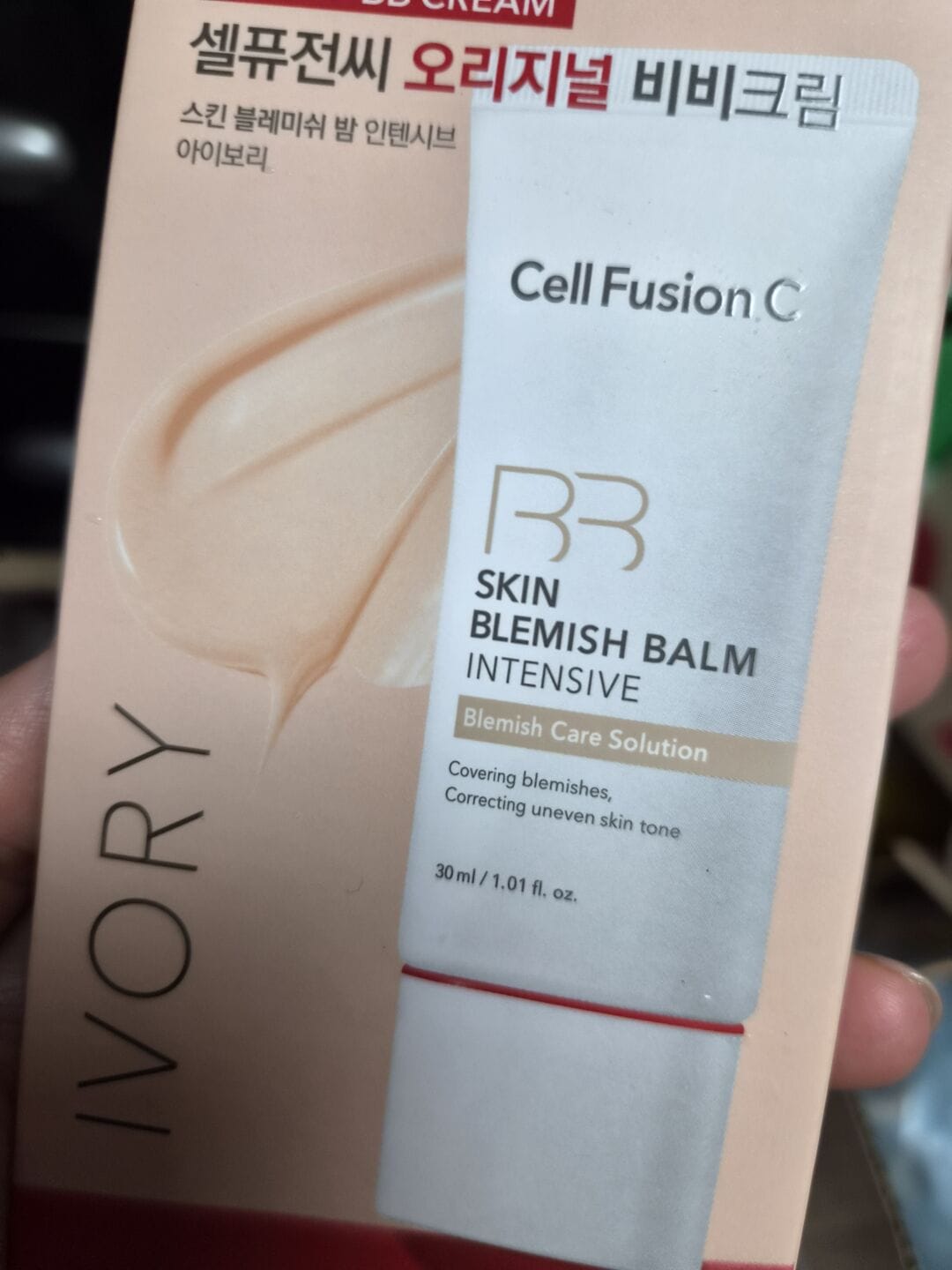 Customer photo review of Skin Blemish Balm Intensive (6 Shades)