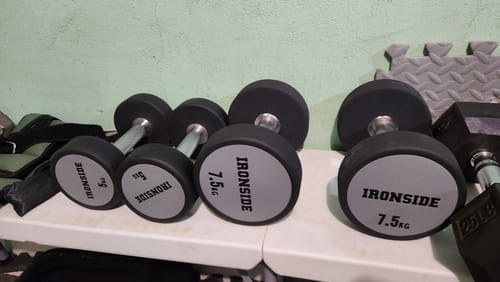 Customer photo review of Mancuerna Circular PEV 2.5 a 50 kg IRONSIDE (unidad)