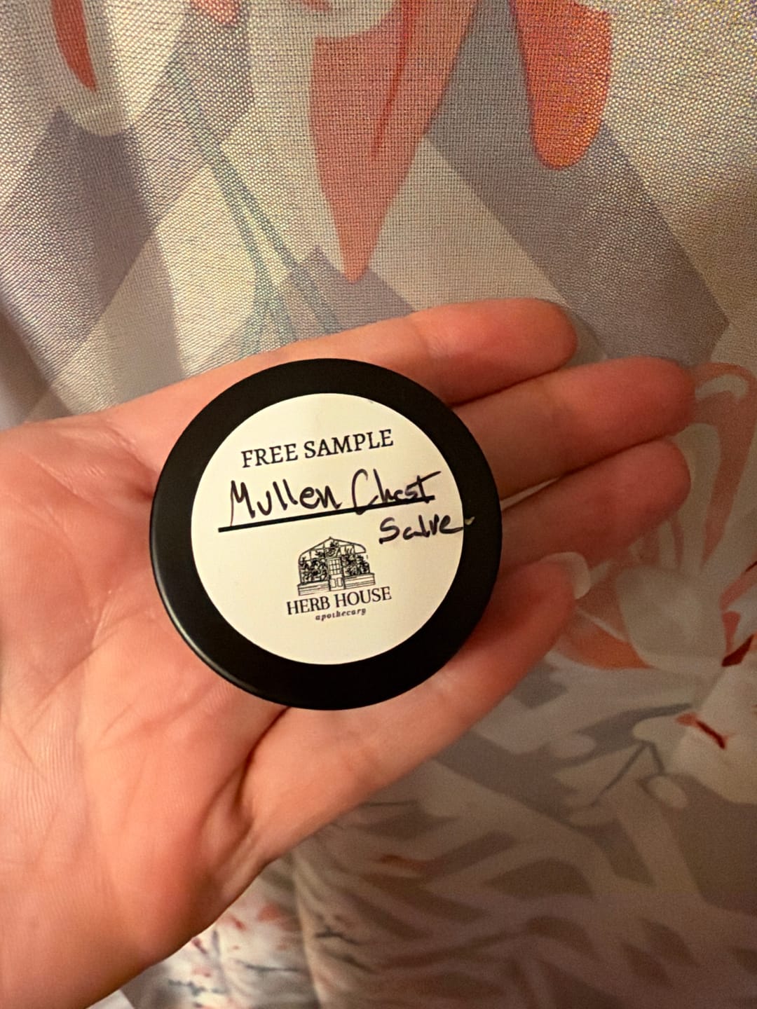 Customer photo review of Mullein Chest Salve