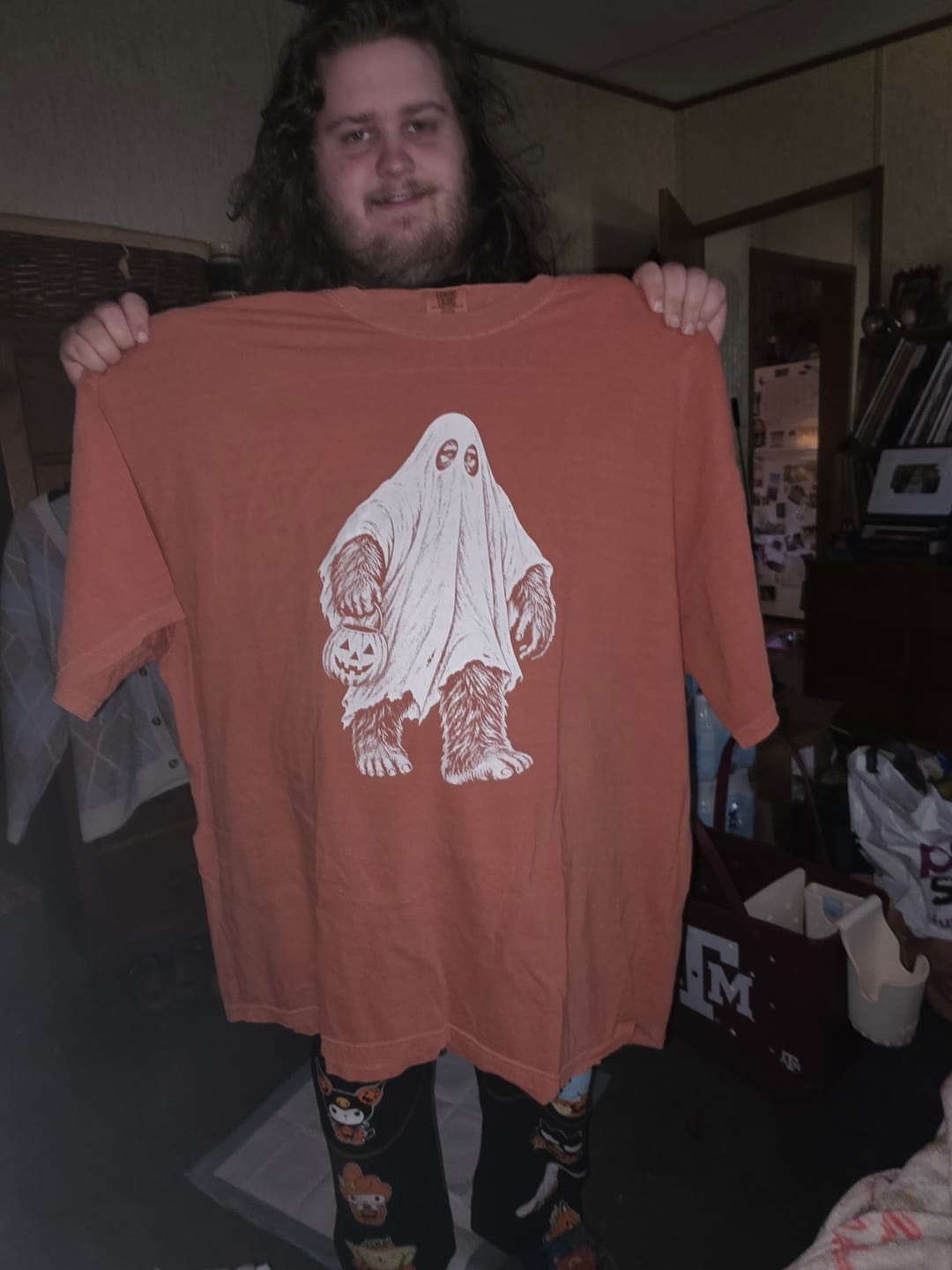 Customer photo review of Bigfoot Ghost T-Shirt